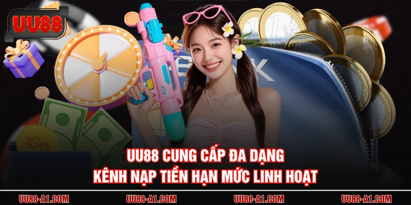 UU88 cung cấp đa dạng kênh nạp tiền hạn mức linh hoạt